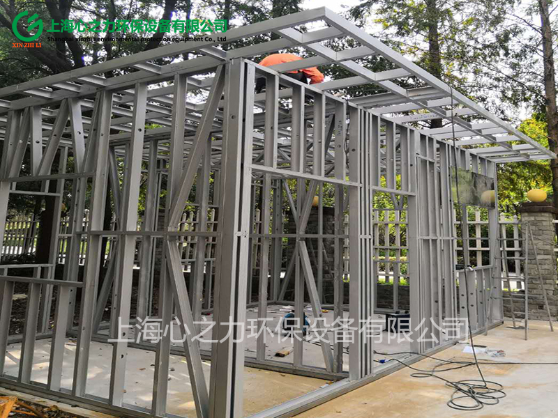 清江浦垃圾房現場安裝場景圖實拍 清江浦垃圾房現場安裝場景圖實拍